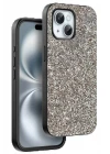 Onegif iPhone 15 Plus Bright Simli Kapak - Gold
