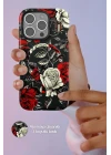 Onegif iPhone 15 Plus Flower Series Magsafe Kapak - Mavi