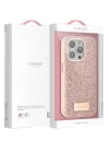 Onegif iPhone 15 Pro Max Bright Simli Kapak - Pembe