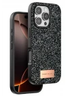 Onegif iPhone 16 Pro Bright Simli Kapak - Siyah