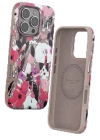 Onegif iPhone 16 Pro Max Flower Series Magsafe Kapak - Pembe