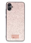 Onegif Samsung Galaxy A05 Bright Simli Kapak - Pembe