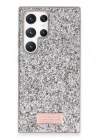 Onegif Samsung Galaxy S23 Ultra Bright Simli Kapak - Gümüş