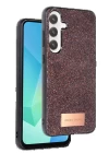 Onegif Samsung Galaxy S24 FE Bright Simli Kapak - Derin Mor