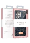 Onegif Samsung Galaxy S25 Ultra Bright Simli Kapak - Pembe
