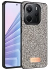Onegif Xiaomi Redmi Note 14 4G Bright Simli Kapak - Gold