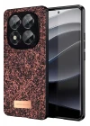 Onegif Xiaomi Redmi Note 14 Pro 5G Bright Simli Kapak - Derin Mor
