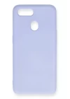 Oppo A12 Kılıf Nano içi Kadife Silikon - Lila