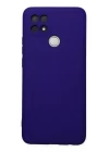 Oppo A15 Kılıf Nano içi Kadife Silikon - Mor