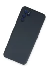 Oppo A16 Kılıf Nano içi Kadife Silikon - Lacivert