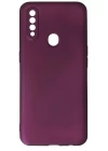 Oppo A31 Kılıf First Silikon - Mürdüm