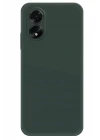 Oppo A38 Kılıf First Silikon - Koyu Yeşil