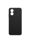 Oppo A38 Kılıf First Silikon - Siyah