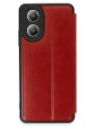 Oppo A38 Kılıf Flip Cover - Kırmızı