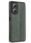 Oppo A38 Kılıf Flip Cover - Koyu Yeşil