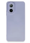 Oppo A38 Kılıf Nano içi Kadife Silikon - Lila