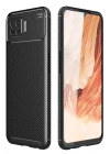 Oppo A73 Kılıf Auto Focus Karbon Kapak - Siyah