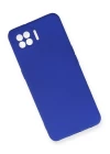 Oppo A73 Kılıf First Silikon - Mavi