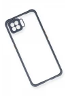 Oppo A73 Kılıf Miami Şeffaf Silikon - Gri