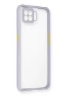 Oppo A73 Kılıf Miami Şeffaf Silikon - Lila