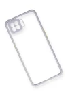 Oppo A73 Kılıf Miami Şeffaf Silikon - Lila