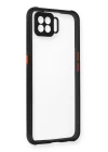 Oppo A73 Kılıf Miami Şeffaf Silikon - Siyah