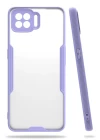 Oppo A73 Kılıf Platin Silikon - Lila