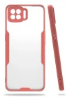 Oppo A73 Kılıf Platin Silikon - Pembe