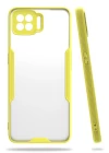 Oppo A73 Kılıf Platin Silikon - Sarı