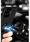 Oppo A73 Kılıf Range Yüzüklü Silikon - Mavi