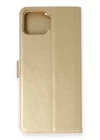 Oppo A73 Kılıf Trend S Plus Kapaklı Kılıf - Gold