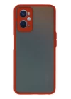 Oppo A96 Kılıf Montreal Silikon Kapak - Kırmızı