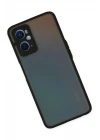 Oppo A96 Kılıf Montreal Silikon Kapak - Siyah