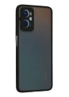 Oppo A96 Kılıf Montreal Silikon Kapak - Siyah