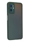 Oppo A96 Kılıf Montreal Silikon Kapak - Yeşil