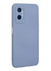 Oppo A96 Kılıf Nano içi Kadife Silikon - Lila