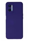 Oppo A96 Kılıf Nano içi Kadife Silikon - Mor