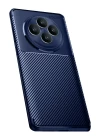 Oppo Reno 11 FS Kılıf Auto Focus Karbon Kapak - Lacivert