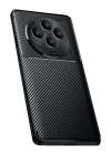 Oppo Reno 11 FS Kılıf Auto Focus Karbon Kapak - Siyah