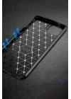 Oppo Reno 4 Lite Kılıf Auto Focus Karbon Kapak - Kahverengi