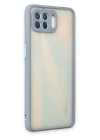 Oppo Reno 4 Lite Kılıf Montreal Silikon Kapak - Gri