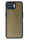 Oppo Reno 4 Lite Kılıf Montreal Silikon Kapak - Lacivert