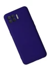 Oppo Reno 4 Lite Kılıf Nano içi Kadife Silikon - Mor