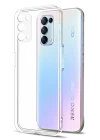 Oppo Reno 5 Kılıf Lüx Şeffaf Silikon