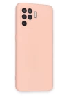 Oppo Reno 5 Lite Kılıf Nano içi Kadife Silikon - Pudra