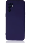 Oppo Reno 6 Kılıf Nano içi Kadife Silikon - Mor