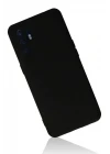 Oppo Reno 6 Kılıf Nano içi Kadife Silikon - Siyah