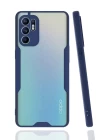 Oppo Reno 6 Kılıf Platin Silikon - Lacivert