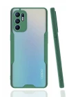 Oppo Reno 6 Kılıf Platin Silikon - Yeşil