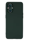 Oppo Reno 7 Lite Kılıf Lansman Glass Kapak - Koyu Yeşil